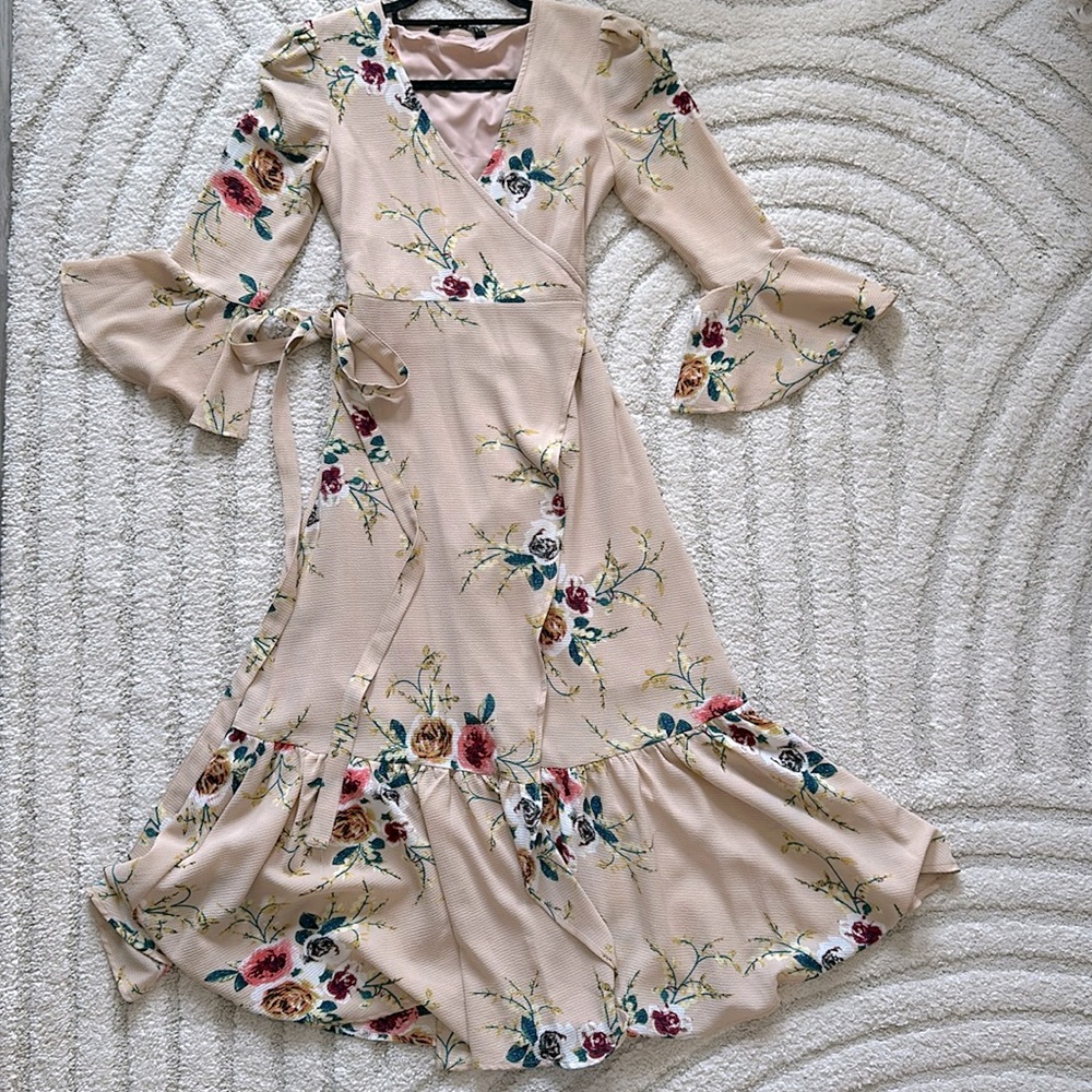 Beautiful girly wrap dress